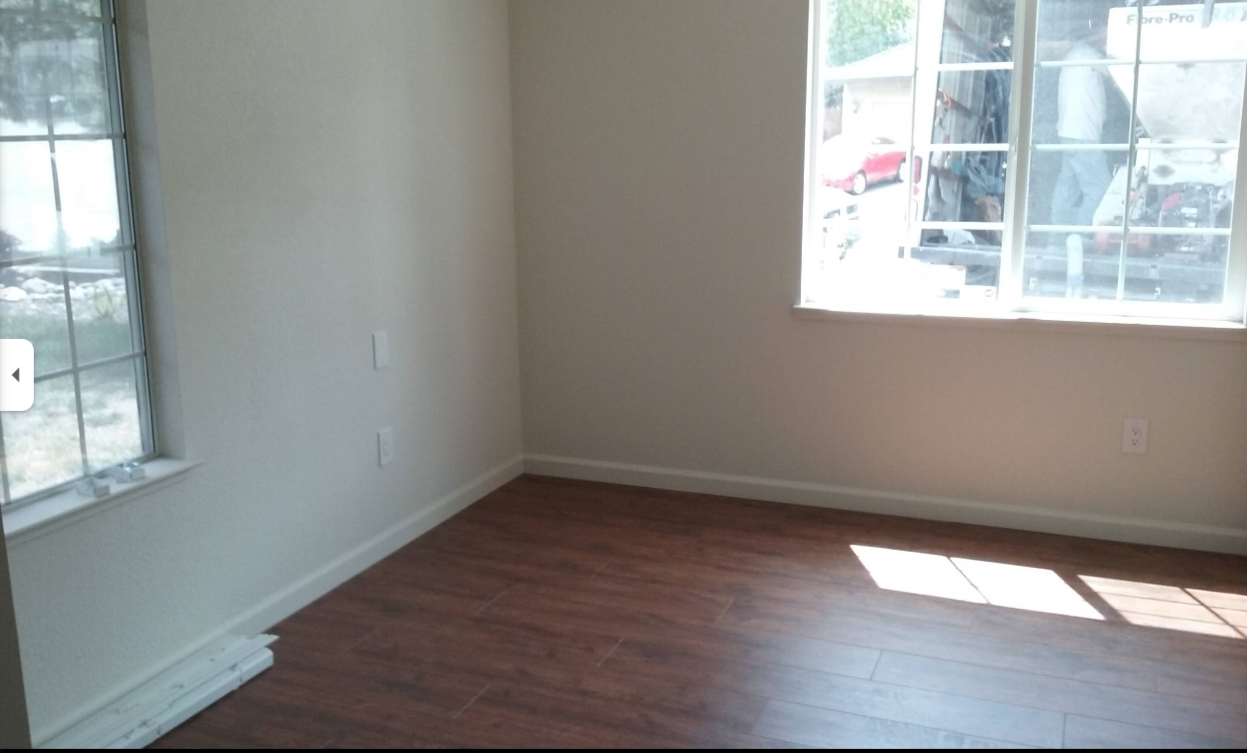 Garage conversion interior
