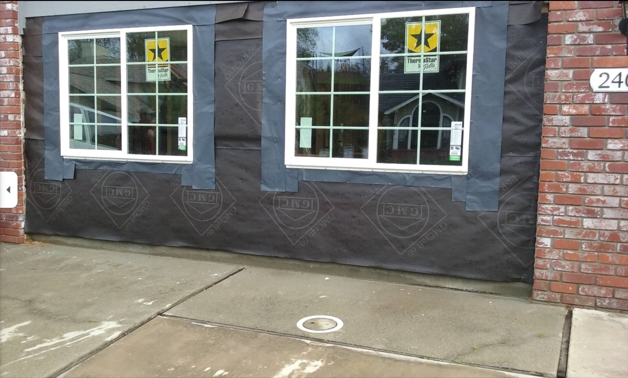 Chimney brickwork repair
